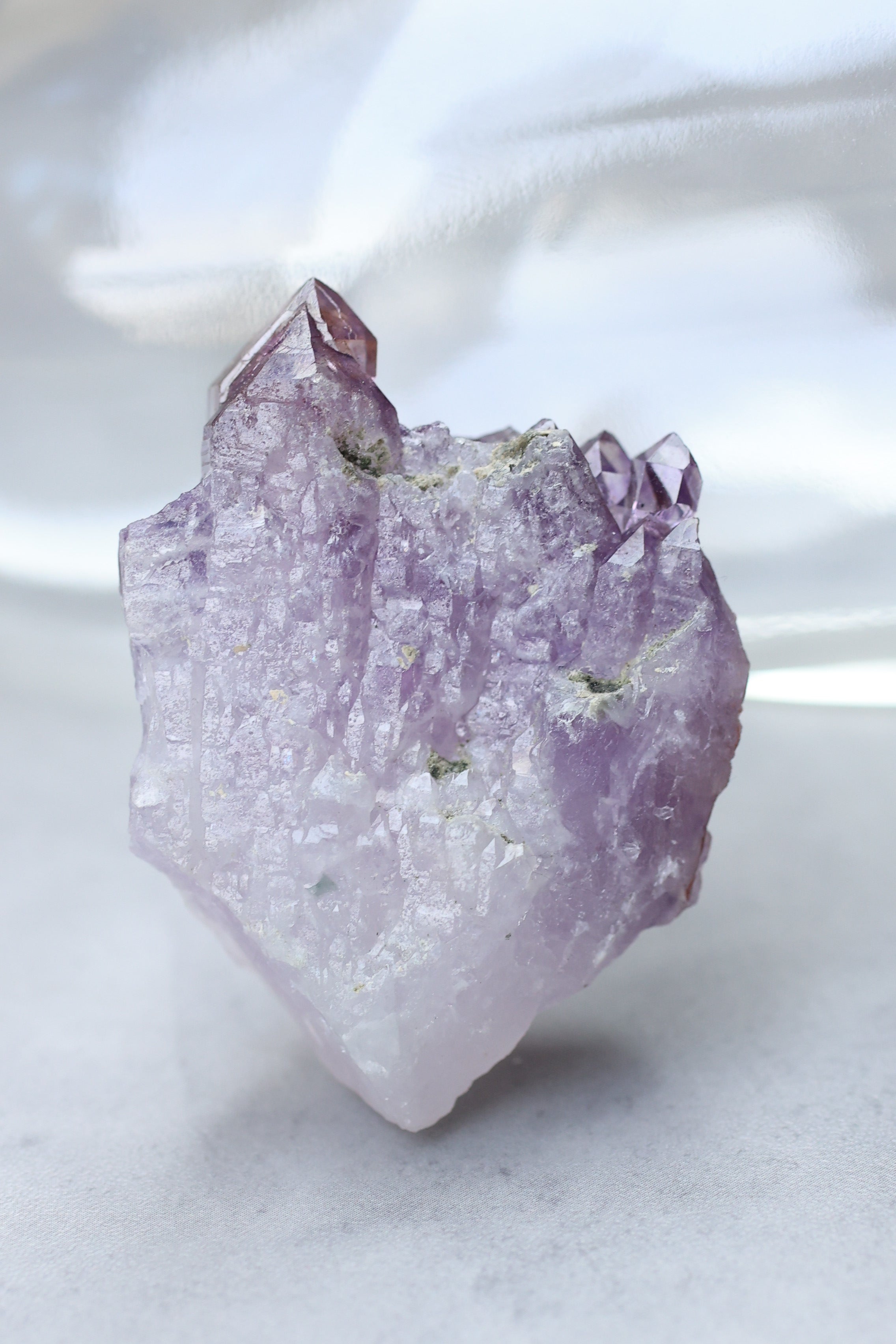 カルールアメジスト「一輪の花」インド産｜天然石 原石 鉱物標本