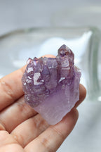カルールアメジスト「一輪の花」インド産｜天然石 原石 鉱物標本