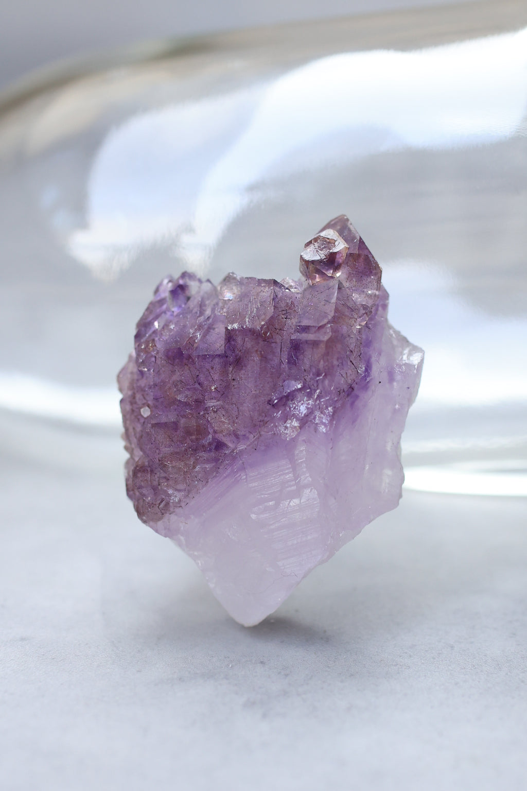 カルールアメジスト「一輪の花」インド産｜天然石 原石 鉱物標本