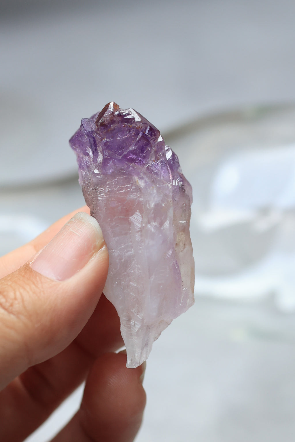 カルールアメジスト「心の芯」インド産｜天然石 原石 鉱物標本