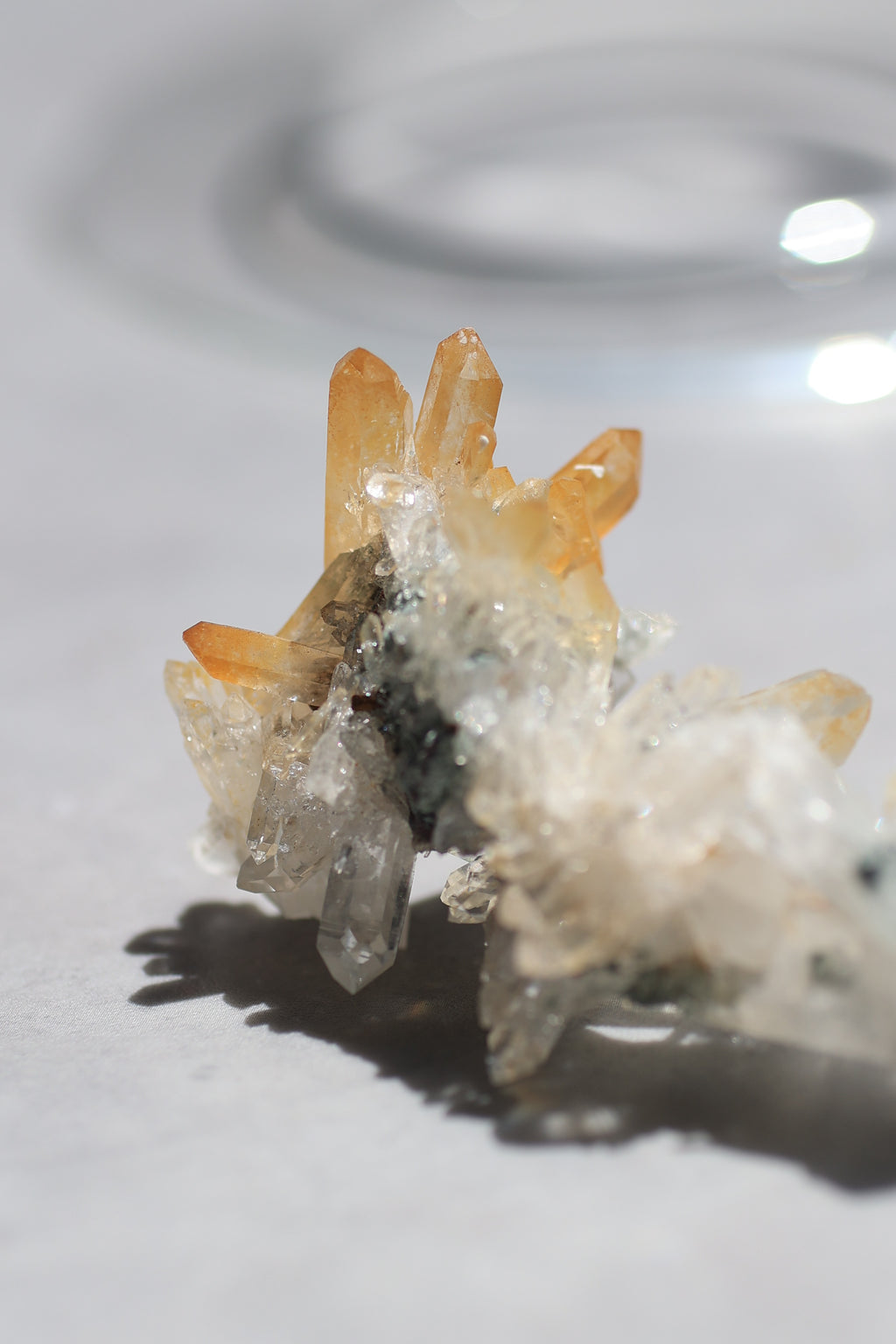 ゴールデンヒーラーレムリアンクォーツ「朝日の結晶」コロンビア産｜天然石 原石 鉱物標本