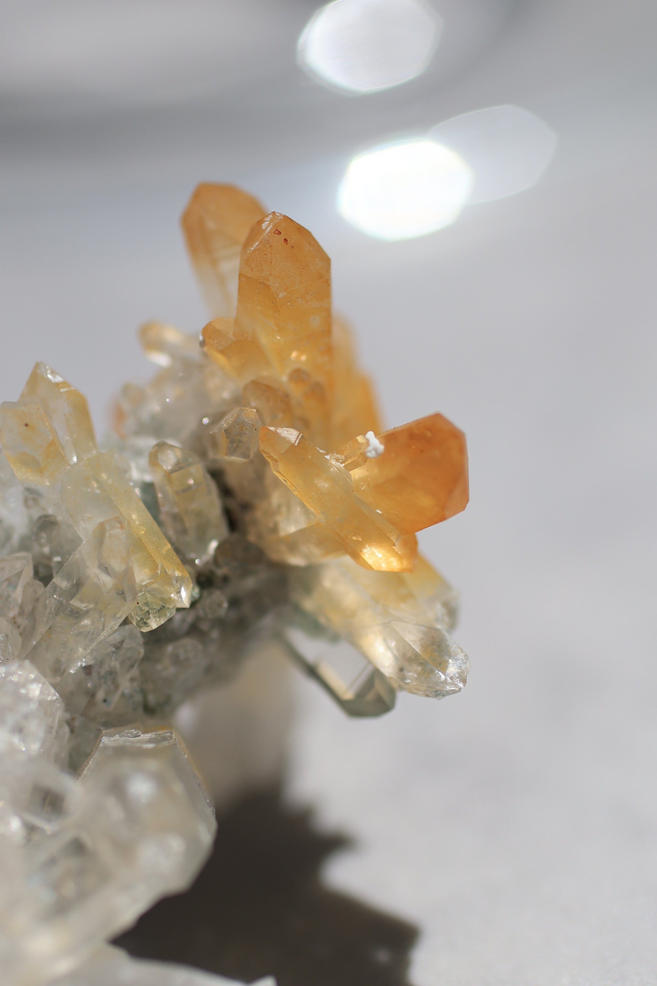 ゴールデンヒーラーレムリアンクォーツ「朝日の結晶」コロンビア産｜天然石 原石 鉱物標本