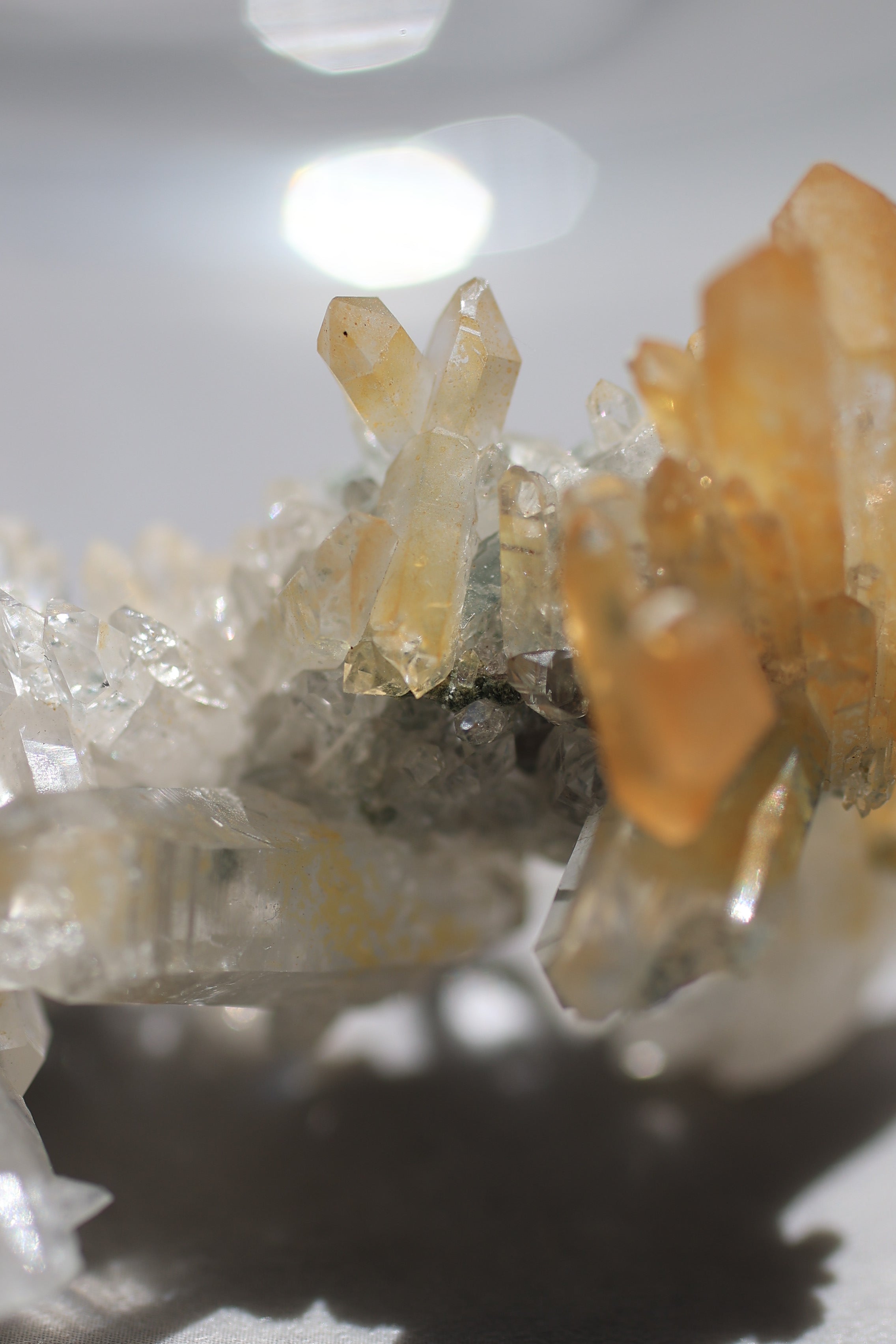 ゴールデンヒーラーレムリアンクォーツ「朝日の結晶」コロンビア産｜天然石 原石 鉱物標本