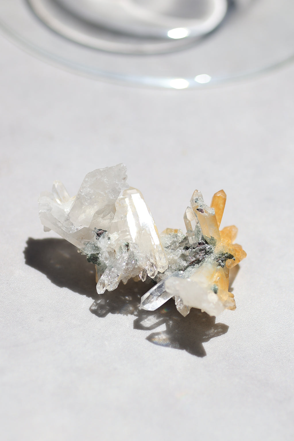 ゴールデンヒーラーレムリアンクォーツ「朝日の結晶」コロンビア産｜天然石 原石 鉱物標本