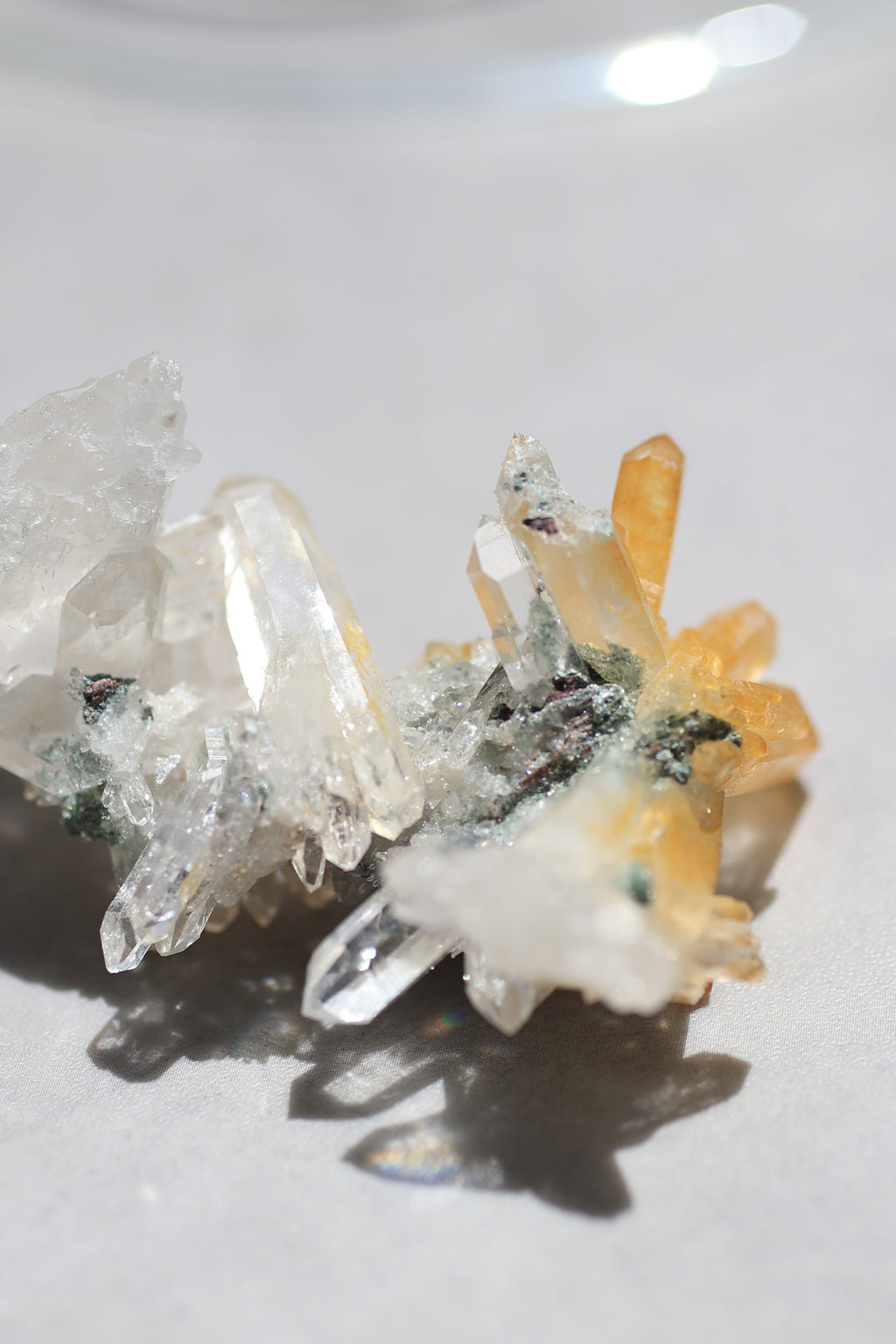 ゴールデンヒーラーレムリアンクォーツ「朝日の結晶」コロンビア産｜天然石 原石 鉱物標本