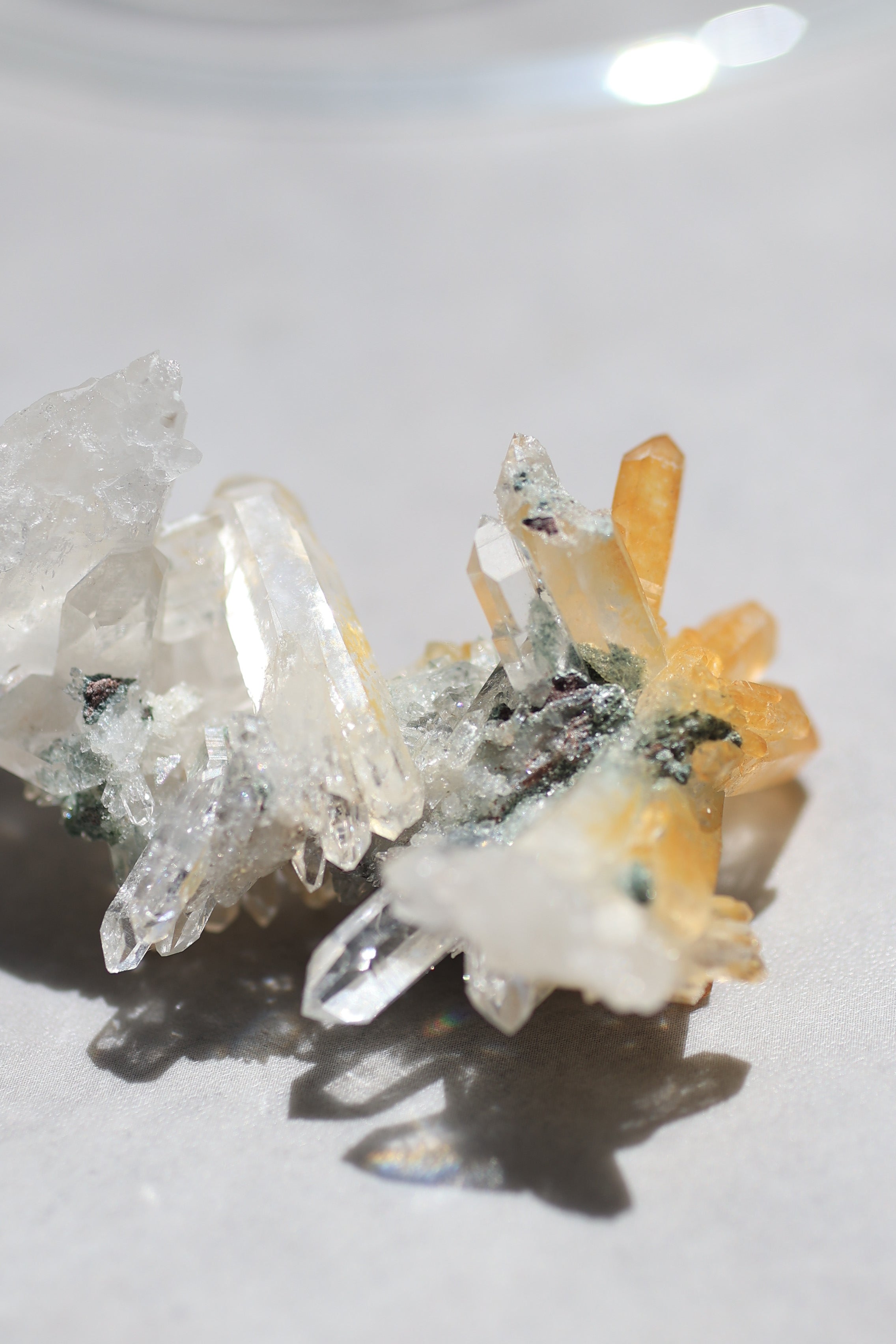 ゴールデンヒーラーレムリアンクォーツ「朝日の結晶」コロンビア産｜天然石 原石 鉱物標本