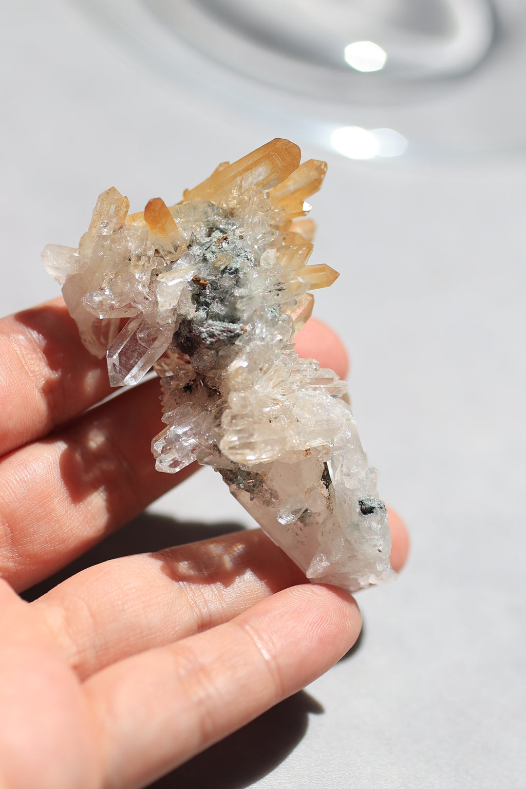 ゴールデンヒーラーレムリアンクォーツ「朝日の結晶」コロンビア産｜天然石 原石 鉱物標本