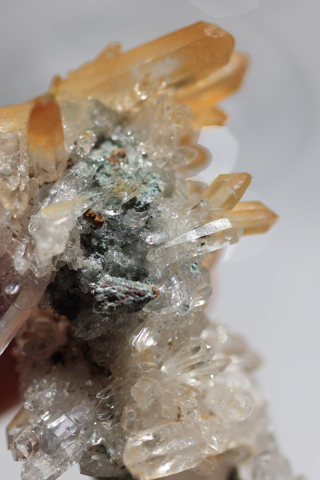 ゴールデンヒーラーレムリアンクォーツ「朝日の結晶」コロンビア産｜天然石 原石 鉱物標本