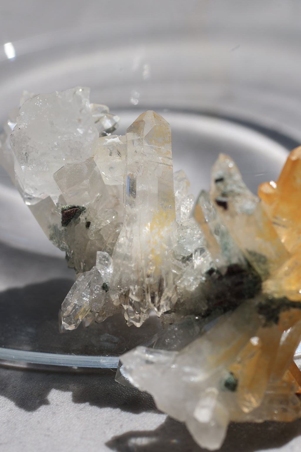 ゴールデンヒーラーレムリアンクォーツ「朝日の結晶」コロンビア産｜天然石 原石 鉱物標本