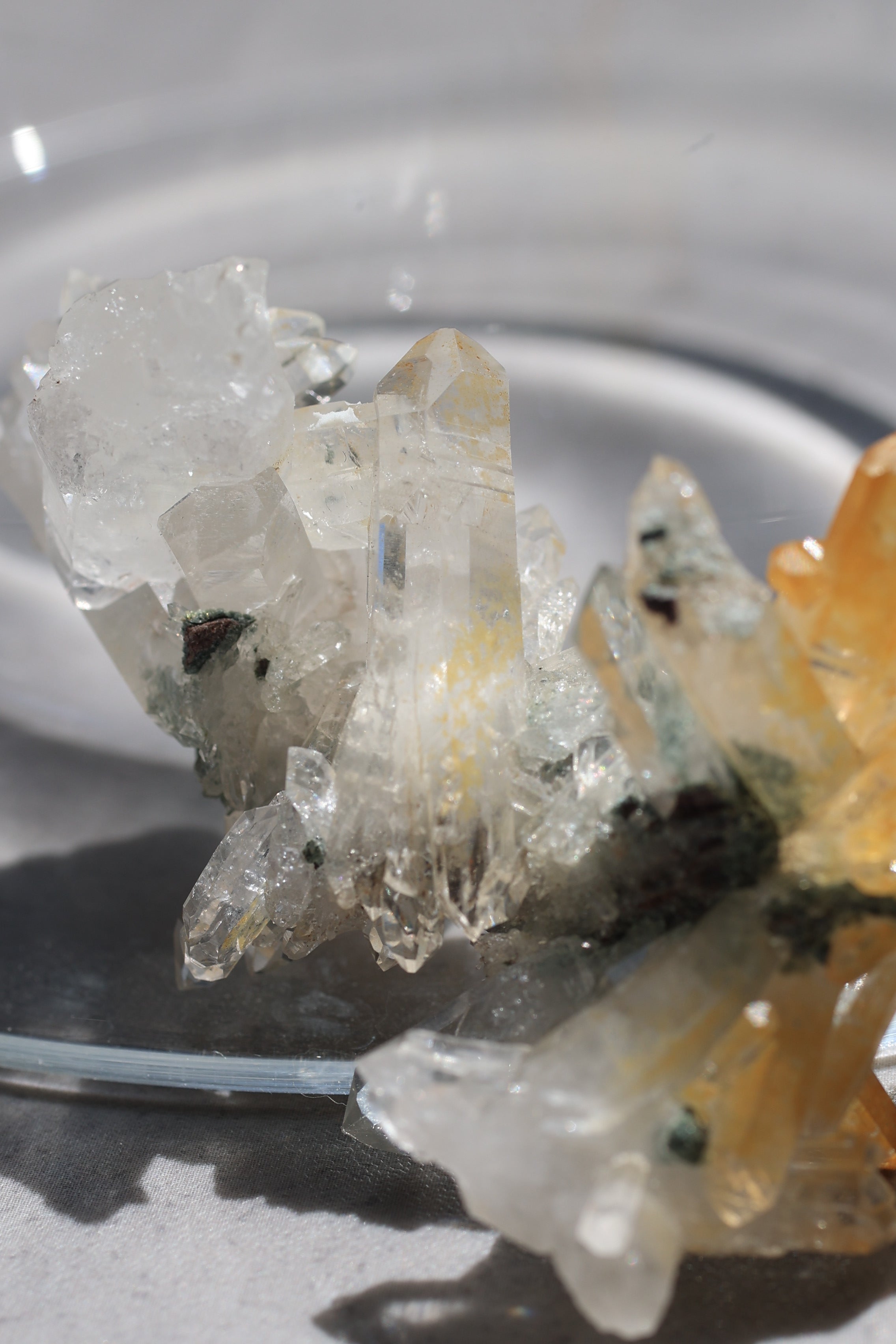 ゴールデンヒーラーレムリアンクォーツ「朝日の結晶」コロンビア産｜天然石 原石 鉱物標本