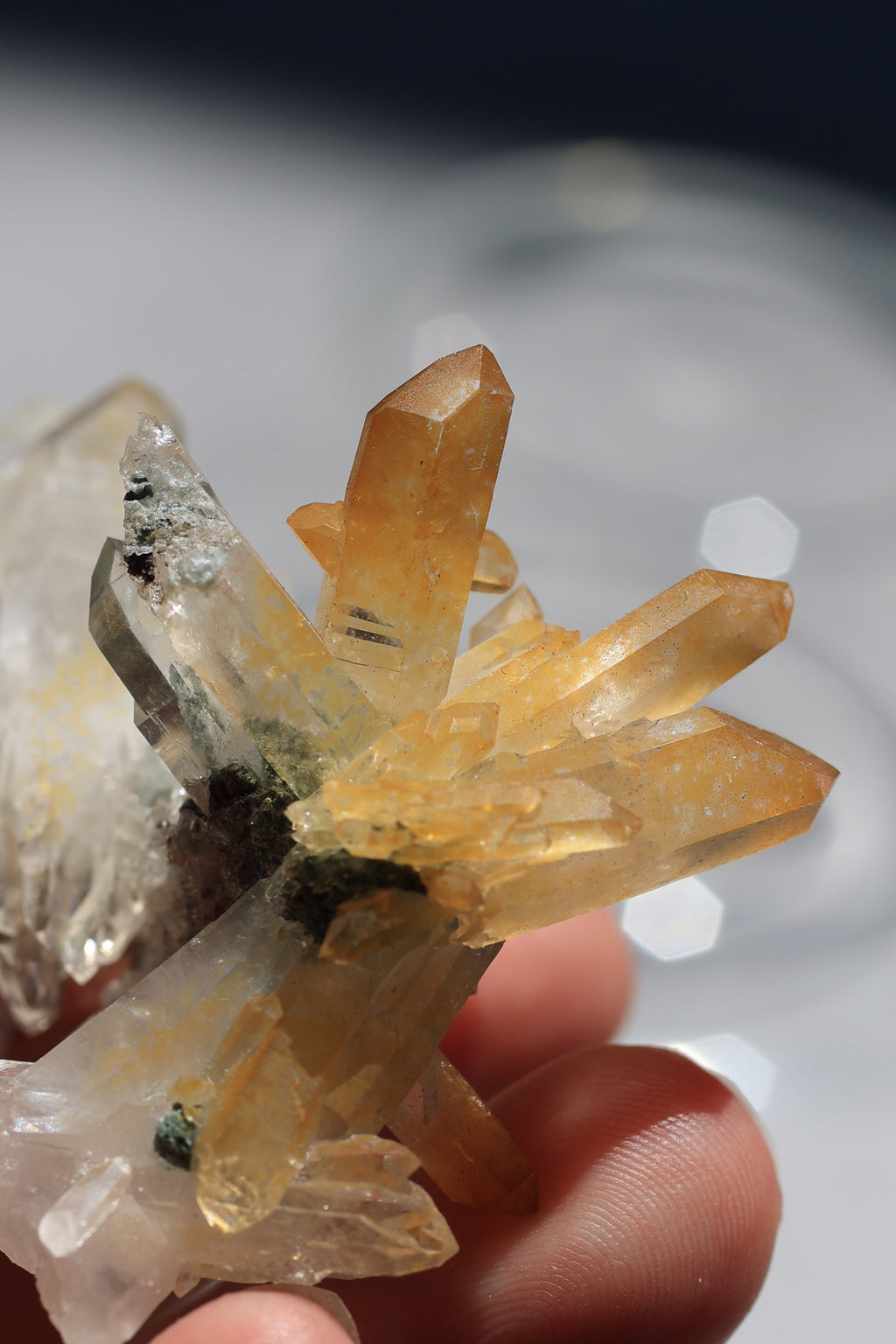 ゴールデンヒーラーレムリアンクォーツ「朝日の結晶」コロンビア産｜天然石 原石 鉱物標本