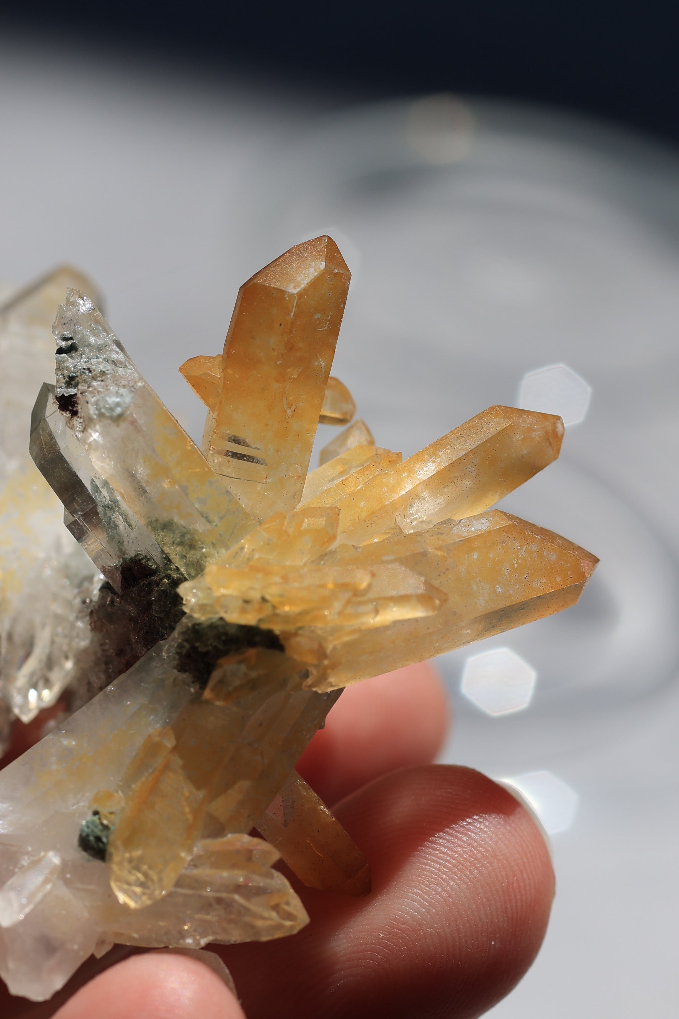 ゴールデンヒーラーレムリアンクォーツ「朝日の結晶」コロンビア産｜天然石 原石 鉱物標本
