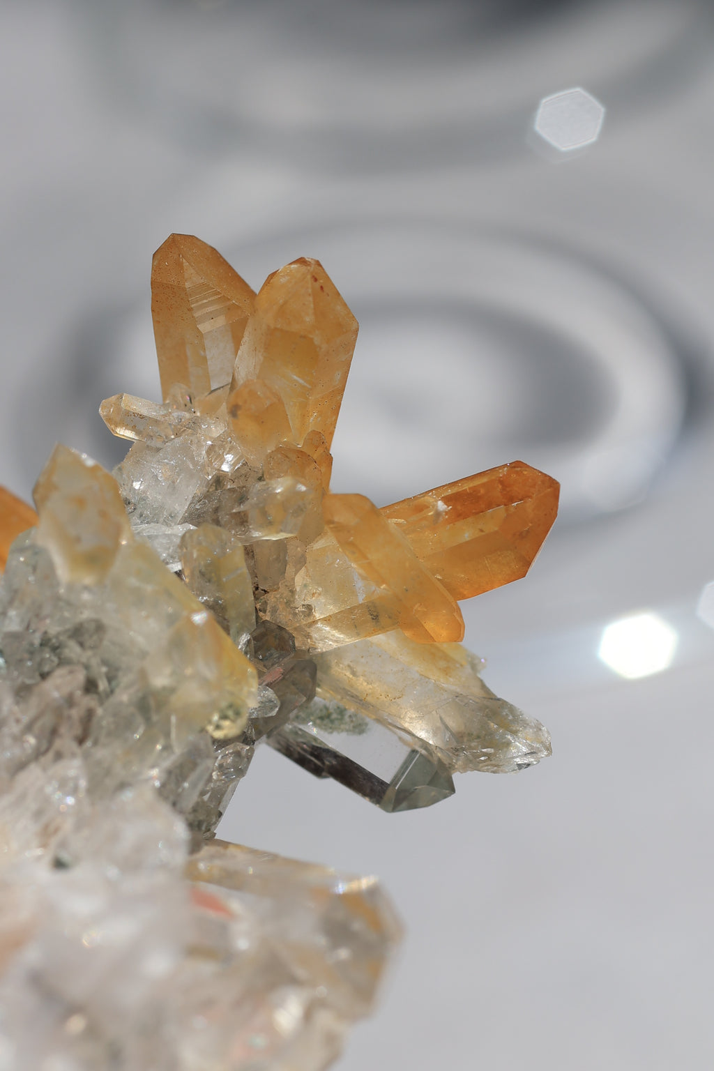 ゴールデンヒーラーレムリアンクォーツ「朝日の結晶」コロンビア産｜天然石 原石 鉱物標本