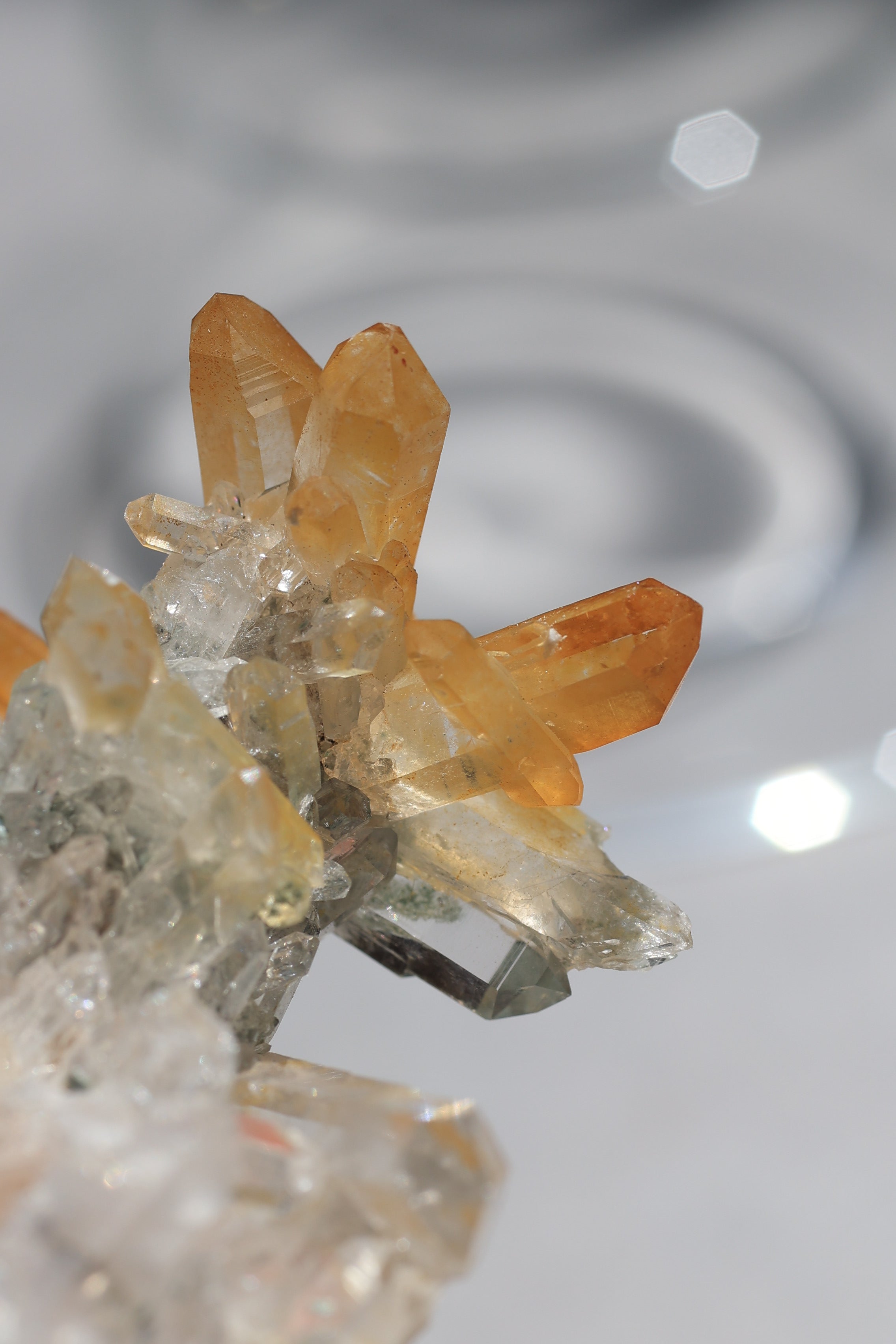 ゴールデンヒーラーレムリアンクォーツ「朝日の結晶」コロンビア産｜天然石 原石 鉱物標本