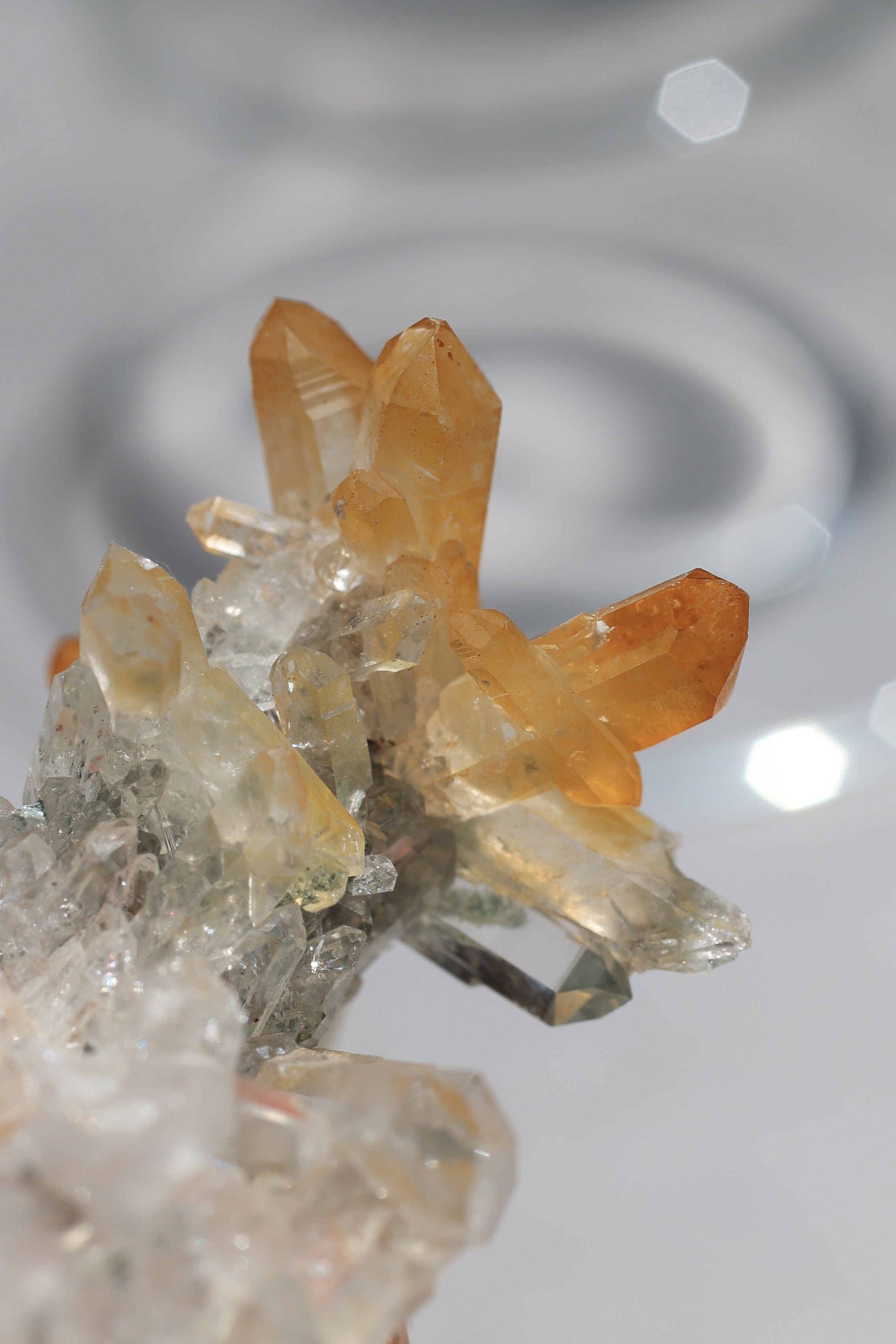 ゴールデンヒーラーレムリアンクォーツ「朝日の結晶」コロンビア産｜天然石 原石 鉱物標本