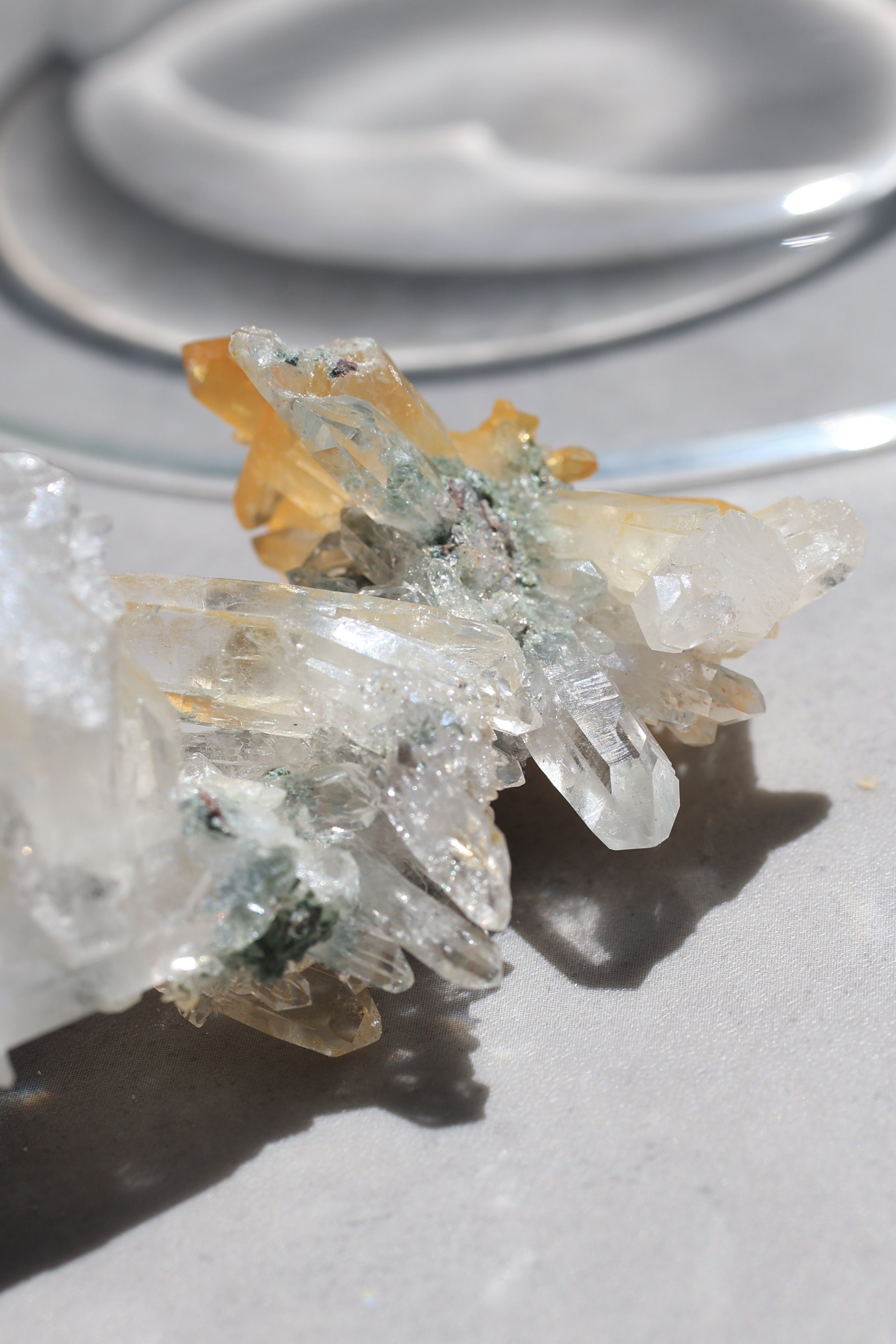 ゴールデンヒーラーレムリアンクォーツ「朝日の結晶」コロンビア産｜天然石 原石 鉱物標本