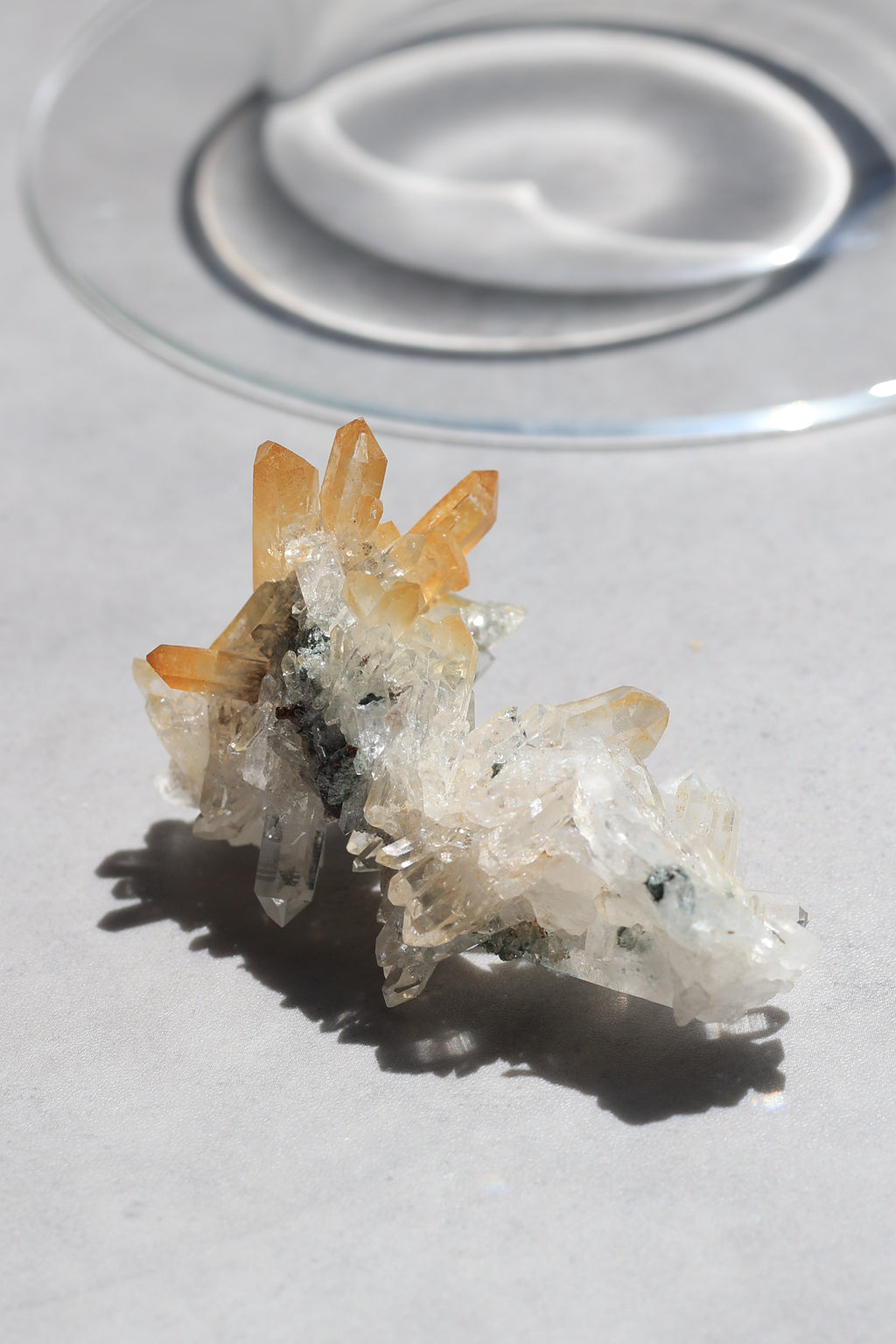 ゴールデンヒーラーレムリアンクォーツ「朝日の結晶」コロンビア産｜天然石 原石 鉱物標本