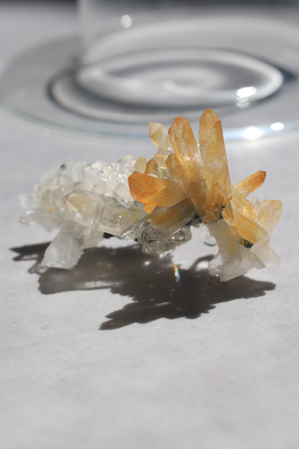 ゴールデンヒーラーレムリアンクォーツ「朝日の結晶」コロンビア産｜天然石 原石 鉱物標本