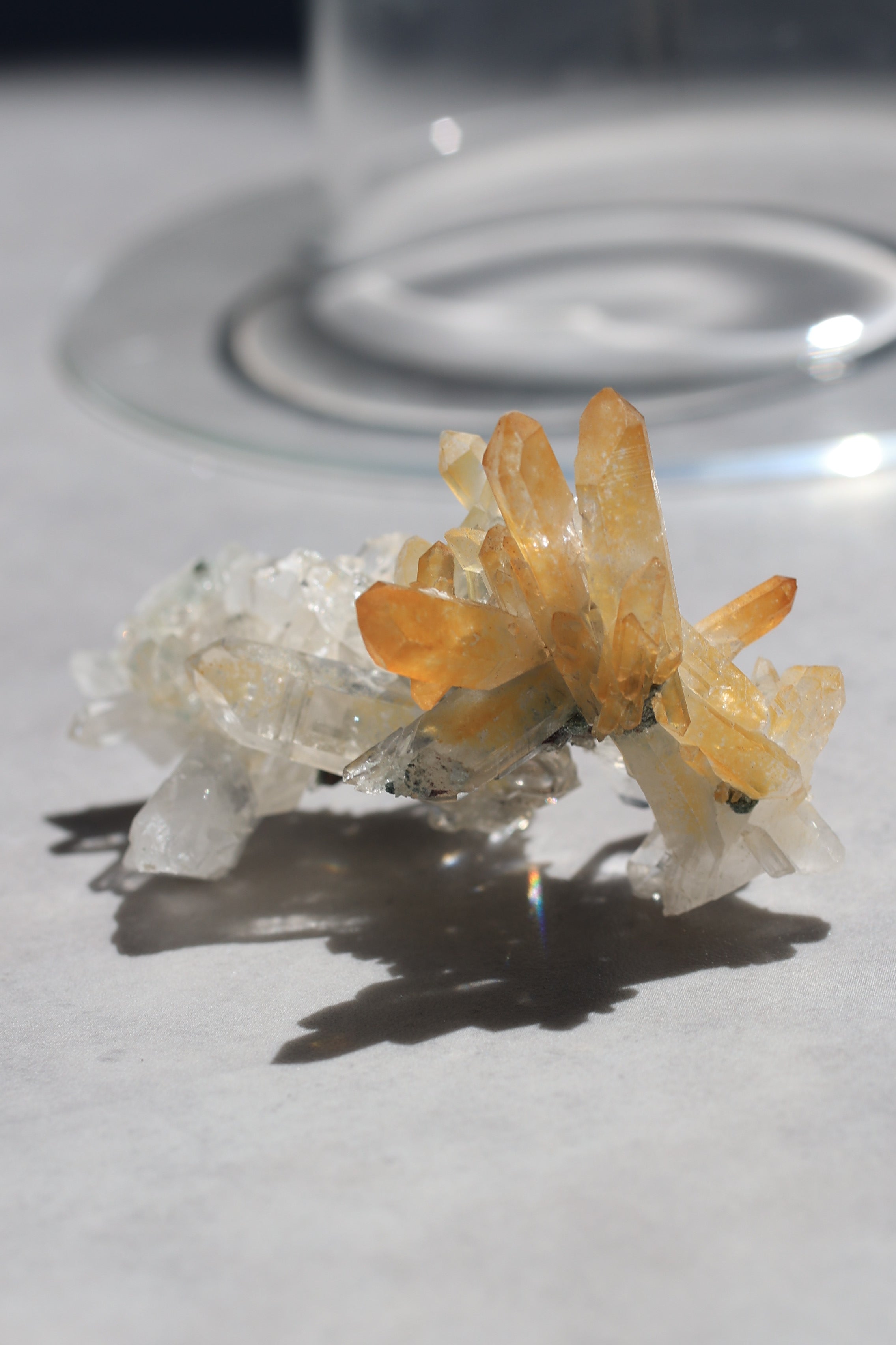 ゴールデンヒーラーレムリアンクォーツ「朝日の結晶」コロンビア産｜天然石 原石 鉱物標本
