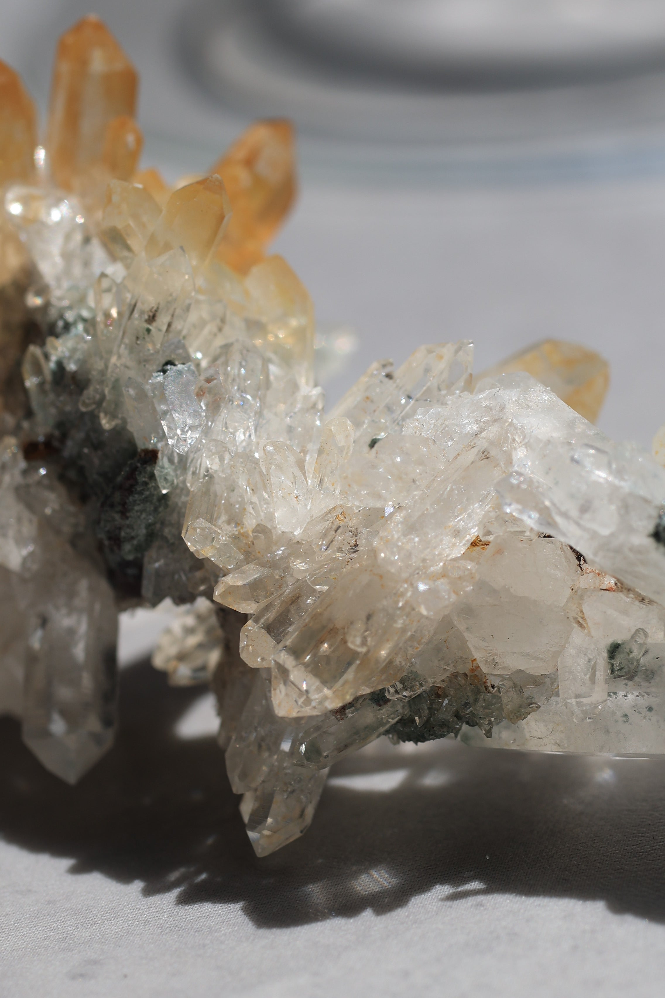 ゴールデンヒーラーレムリアンクォーツ「朝日の結晶」コロンビア産｜天然石 原石 鉱物標本